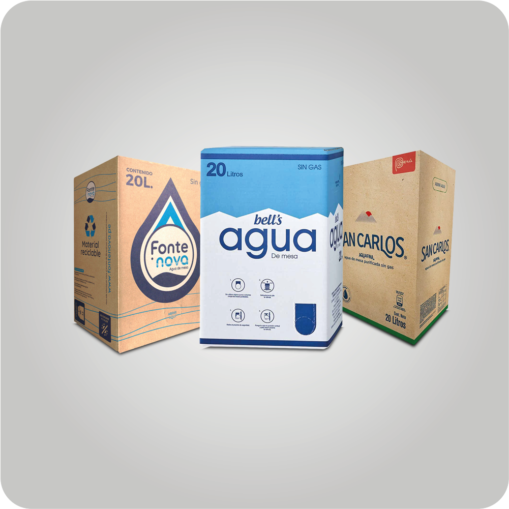 Caja para agua